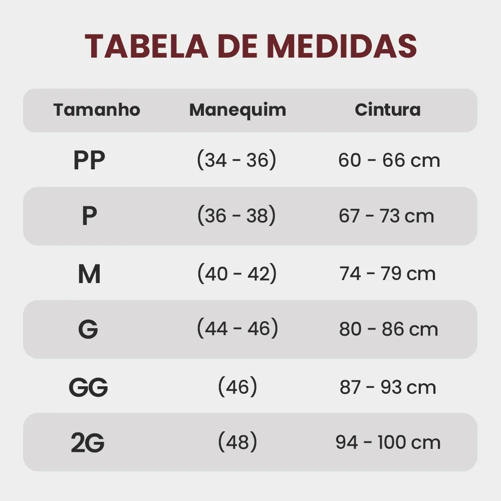 Kit 2 Cintas Modeladora Efeito Lipo