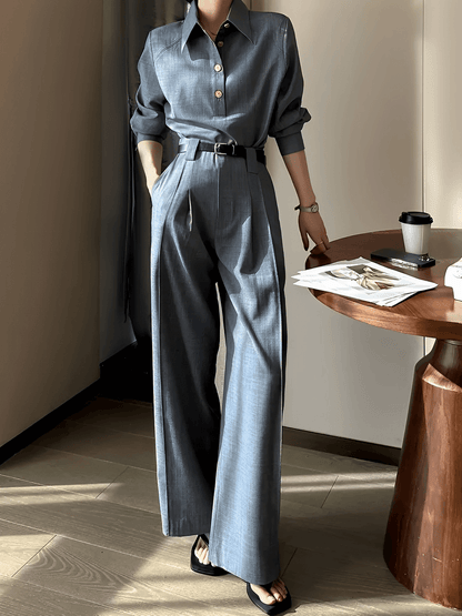 Calça Wide Leg Alfaiataria – Alyssa