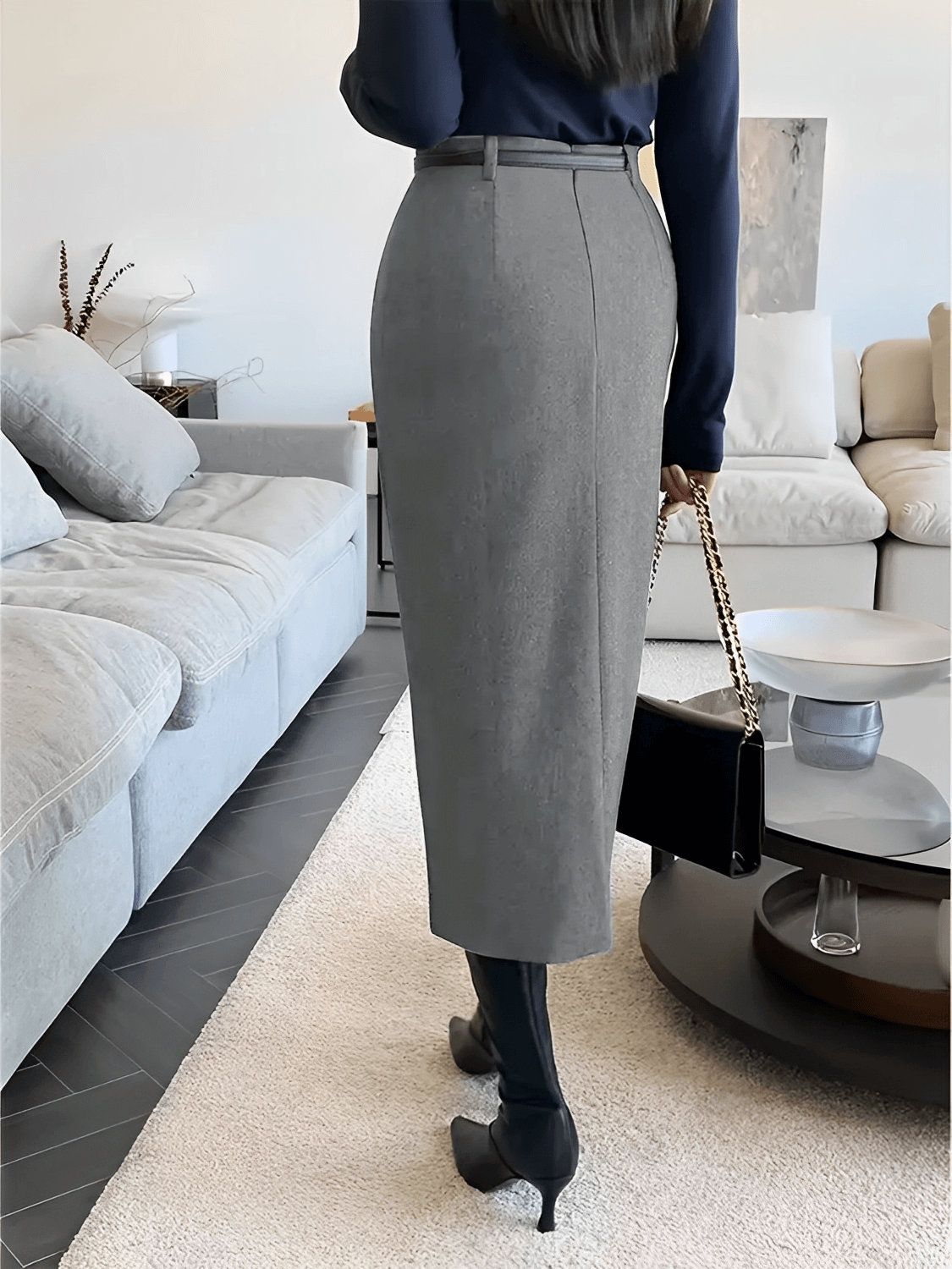 Saia Midi Alfaiataria – Chiara