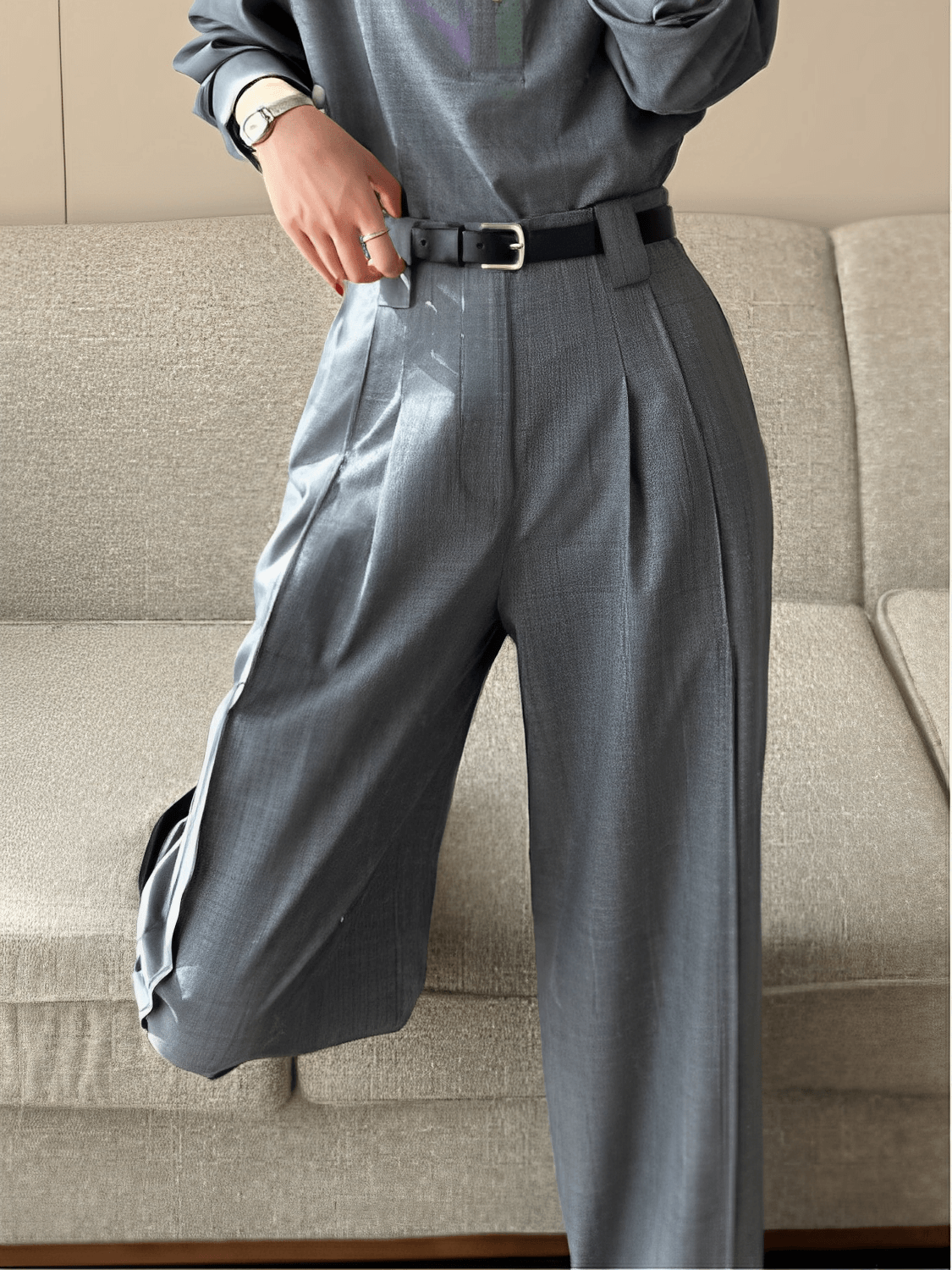 Calça Wide Leg Alfaiataria – Alyssa