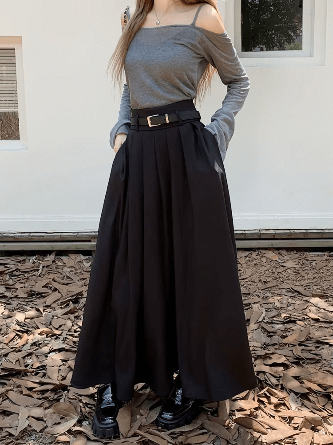 Saia Longa Plissada – Anisha