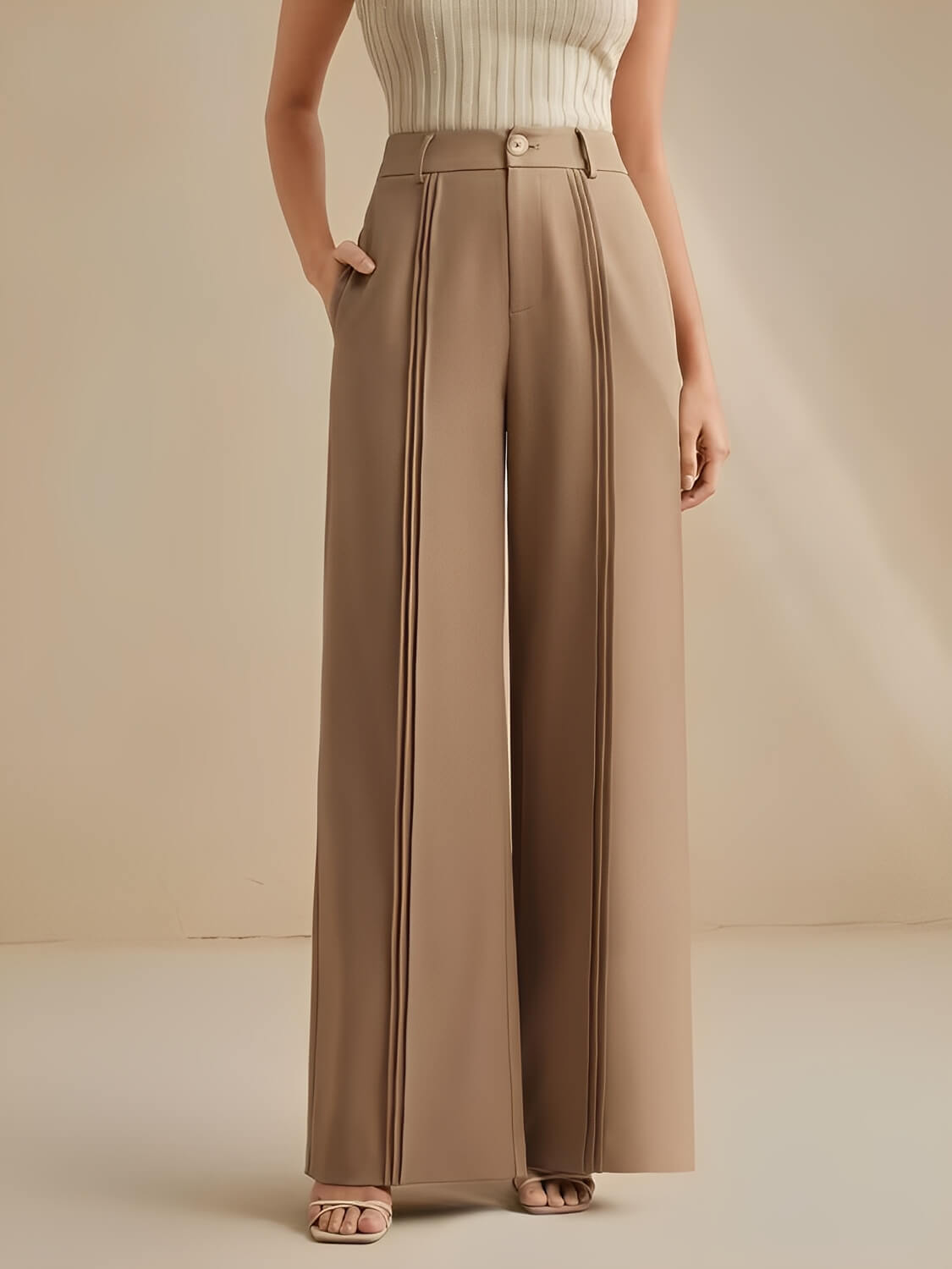 Calça Pantalona Alfaiataria – Jade