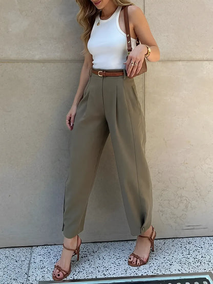 Calça Slim Cintura Média – Ester