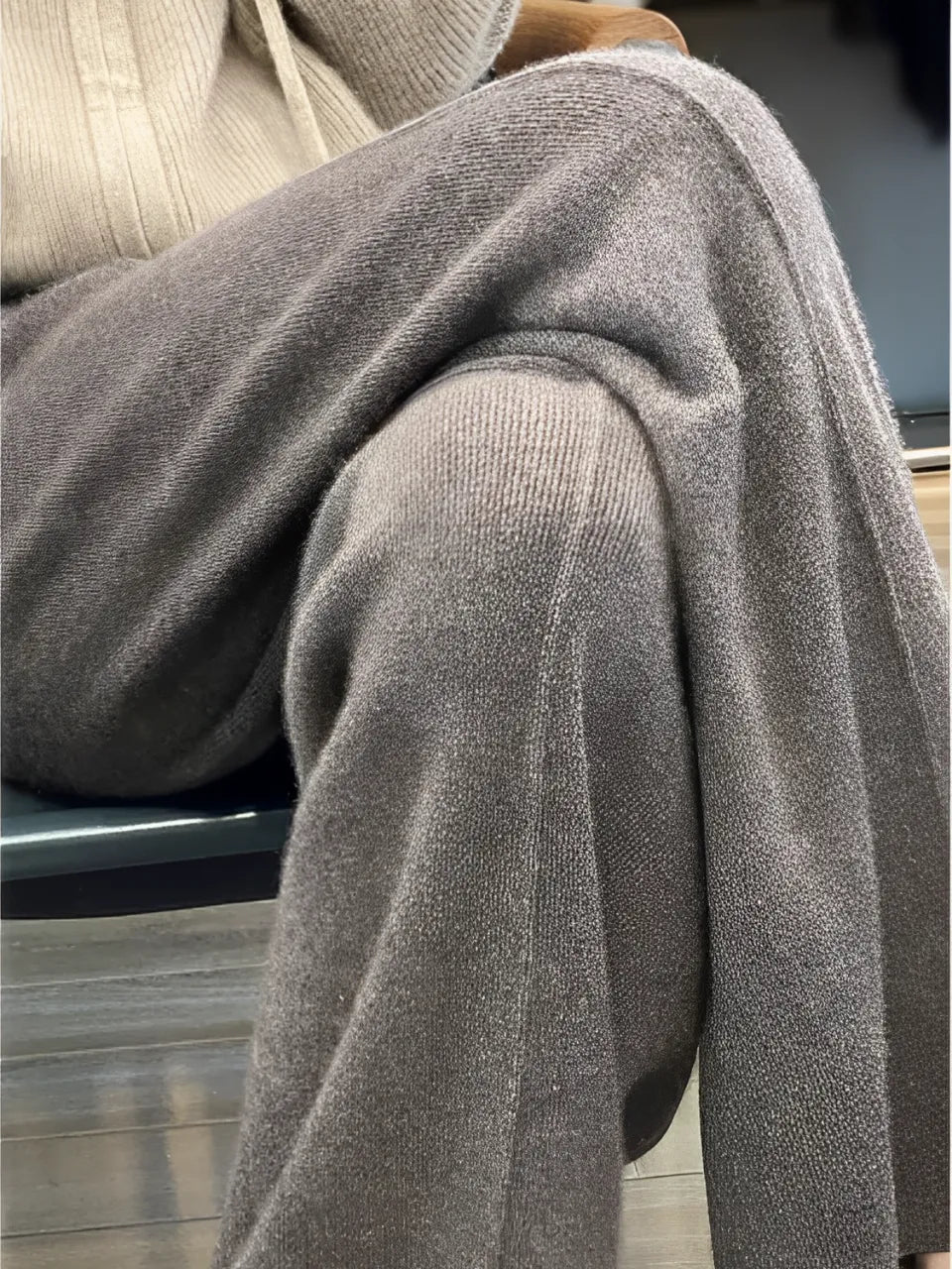 Calça Wide de Lã – Justine