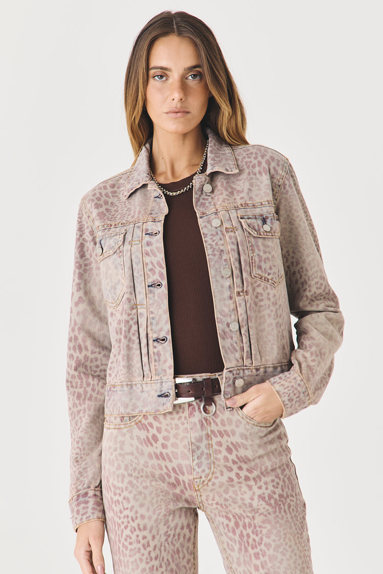 Jaqueta Bianca Animal Print – Jeans