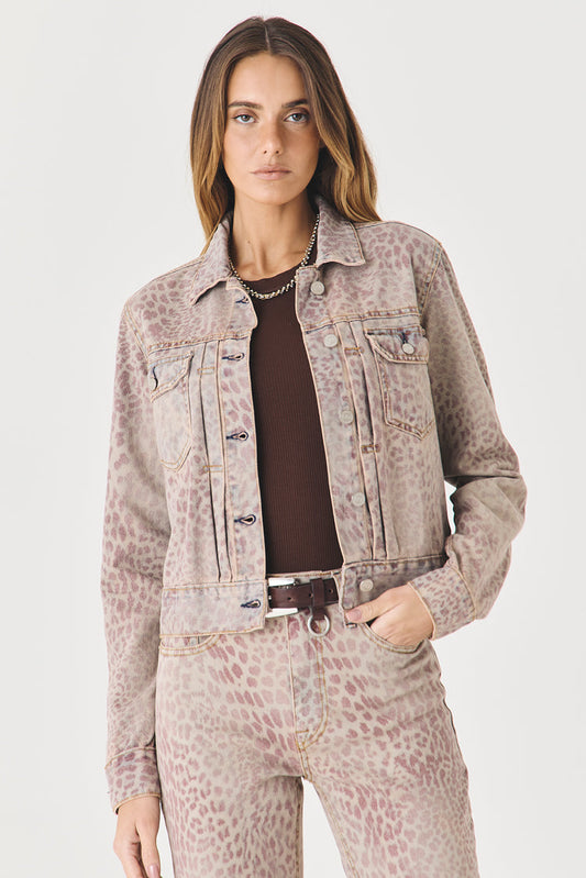 Jaqueta Bianca Animal Print – Jeans