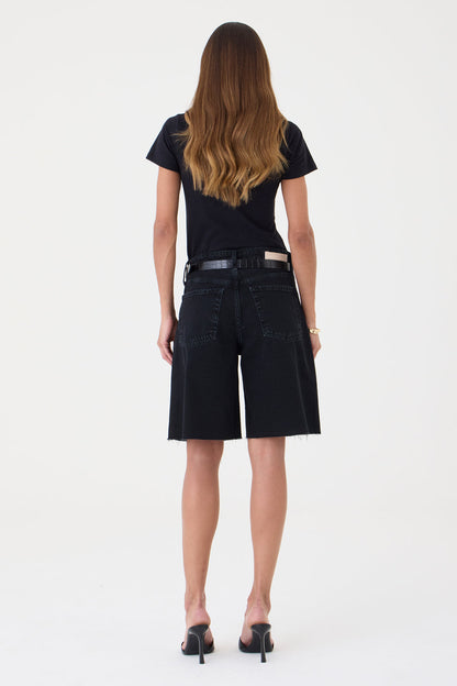 Jorts Helena Barra a Fio – Jeans Black