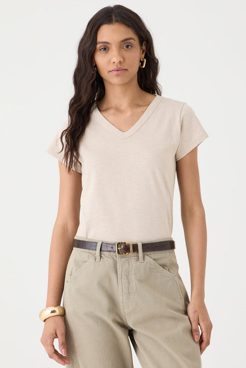 T-shirt Gola V – Areia