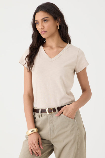 T-shirt Gola V – Areia