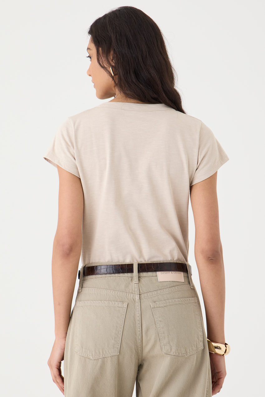 T-shirt Gola V – Areia