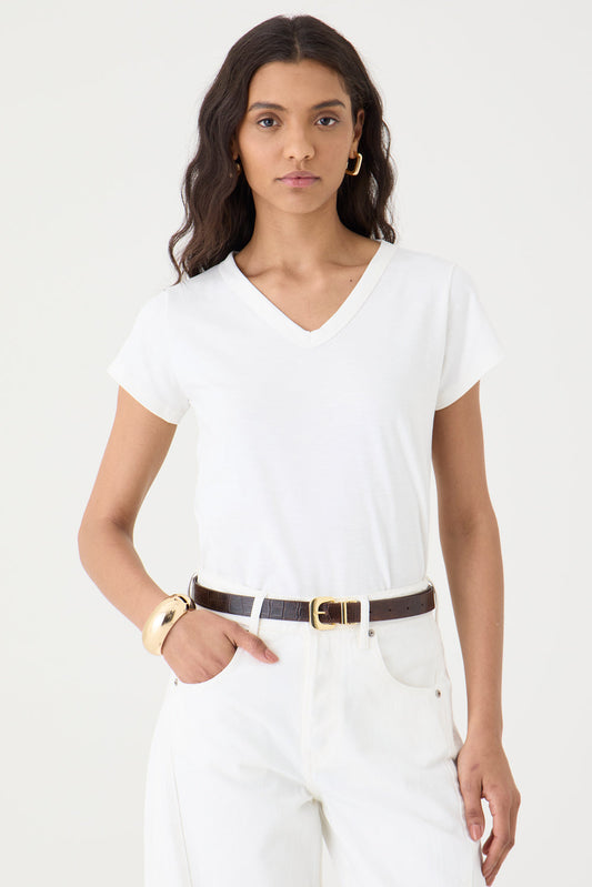 T-shirt Gola V – Off White