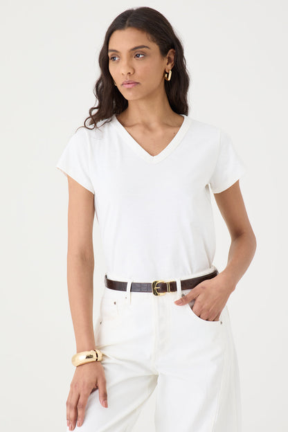 T-shirt Gola V – Off White