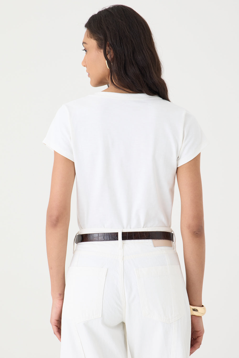 T-shirt Gola V – Off White