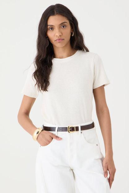 T-shirt Gola Redonda Baby Look – Cru