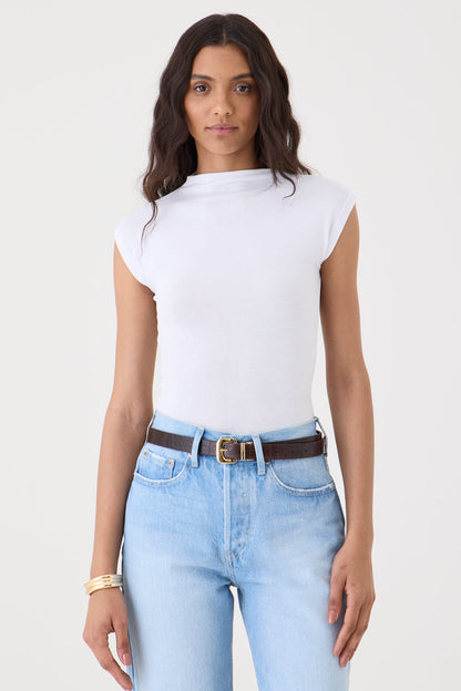 T-shirt Gola Alta Tricot – Branco