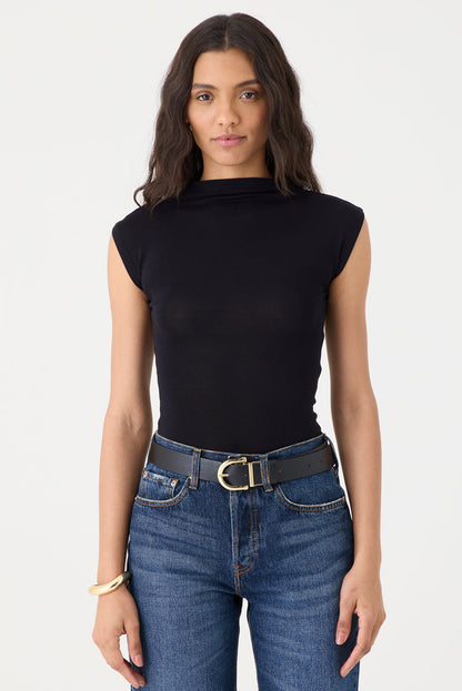 T-shirt Gola Alta Tricot – Preto