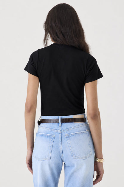 T-shirt Gola Redonda Pima – Preta