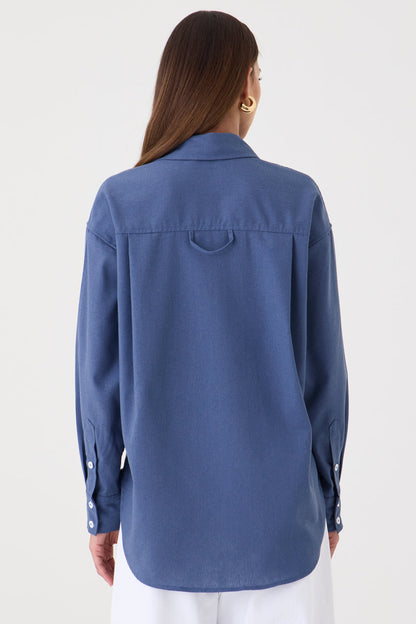 Camisa Relaxed Linox – Azul Sea