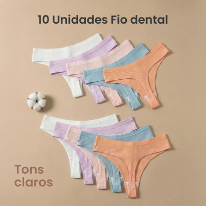 Kit 10 Calcinhas CottonConfort®